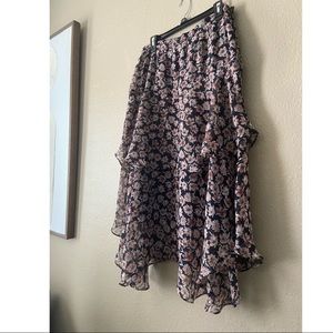 LOFT Outlet | Tiered Floral Skirt